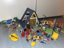 Playmobil Ferienhaus Mit Ganz Viel Zubehör Strandkorb 3660 und Strand 4149