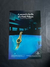 1982 Patek Philippe Nautilus A second Vintage Ad Werbung Print Reklame Watch