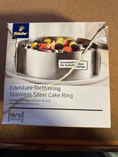 Tortenring  16 cn bis 30 cm verstellbar, 8 cm hoch, Tchibo, unbenutzt