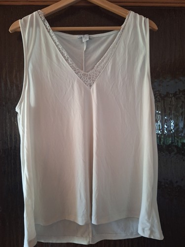 Damen unterhemd tanktop weiß - unterhemd,