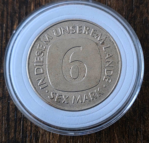 Scherzmünze sex mark - „sex, mark“