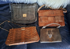 4 Schlangenleder Handtaschen