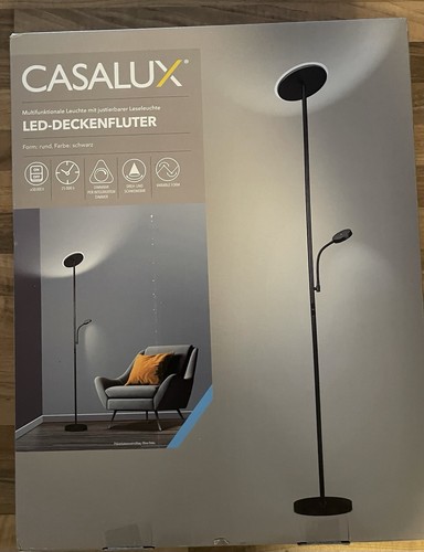 Led deckenfluter mit leselampe - led,