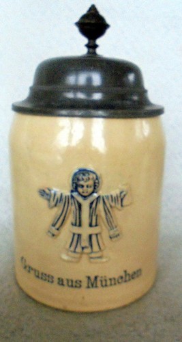 Alt humpen bierkrug relief - humpen,