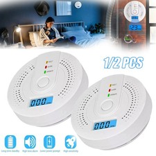 CO Melder Rauch-und Kohlenmonoxid-Melder, mit LCD Anzeige Prüftaste CO Alarm NEU