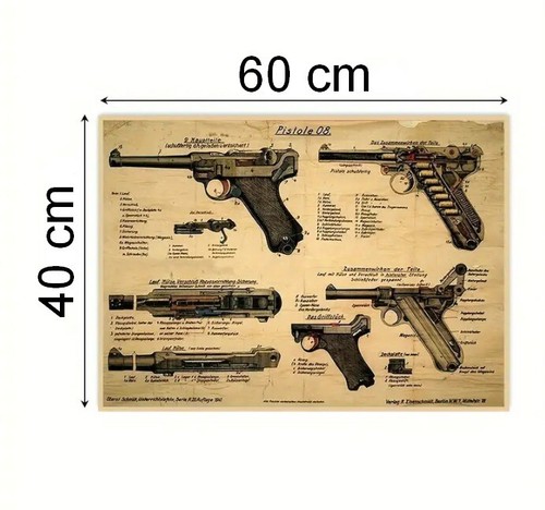 Poster 40x60cm mauser pistole - mauser,