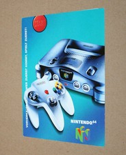 Nintendo 64 the new dimension of Fun  Werbung Ad Page Flyer Promo