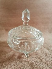 3-Bein Deckelsdose Glasschale