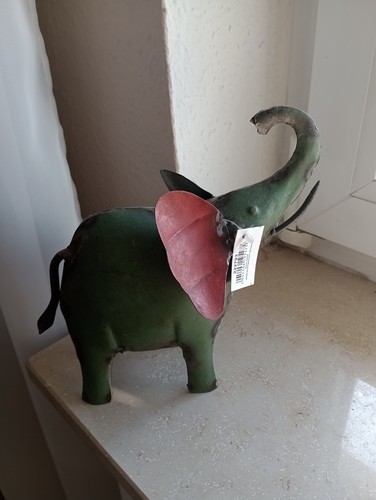 Elefant figur metall - figur, recycling
