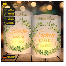 12 Windlicht Tischdeko