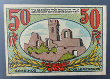 Notgeld gemeinde gnarrenburg - gemeinde,