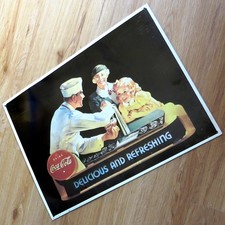 COCA COLA Altes Blechschild