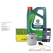 MANN ÖLFILTER +5l CASTROL