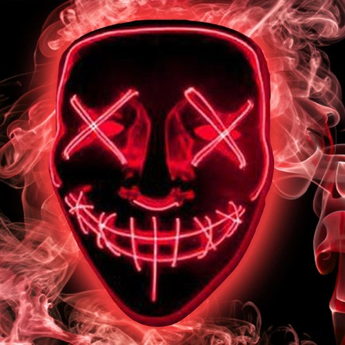 Jonami led halloween maske - led,