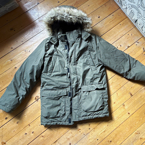 Jungen parka jacke khaki - jungen,