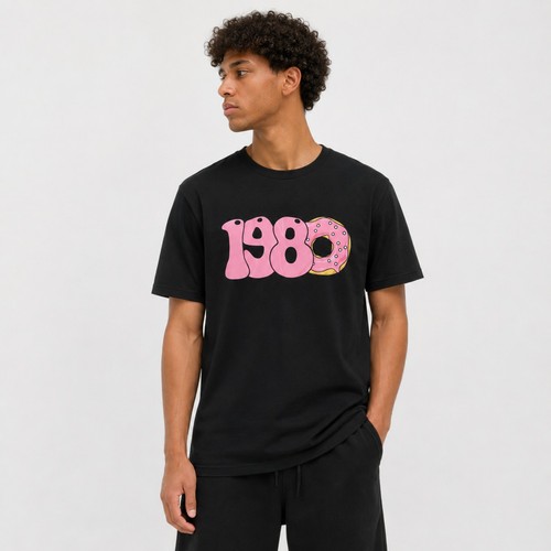 Pash 1980 tee shirt - t-shirt, schwarz