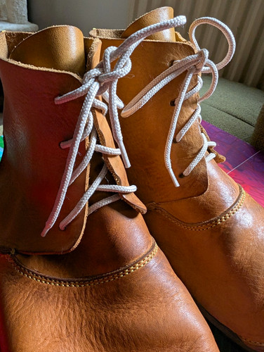 Trippen leder stiefeletten - leder,