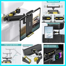 Auto Tablet Halterung Universell 360° drehbar, Kopfstütze ausziehbar, Smartphone