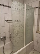 Badewannenaufsatz Duschabtrennung  Spritzschutz Qualität Läng150cm Breite65x65cm