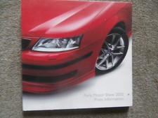 Saab Paris Motor Show 2002 Presseinformation 9-3,9-5 Sedan/Wagon,Hirsch,Cabrio