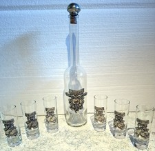 7-Teilig Schnapsset in Glas