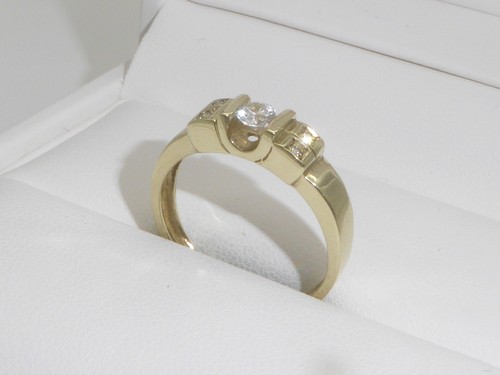 Ring 375 gold gelbgold - ring,