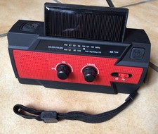 Kurbelradio Notfallradio AM/FM Solar LED Powerbank SOS ,Crank Radio,Multi Purpos
