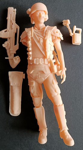 Hicks aliens resin figur - hicks,