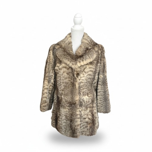 Bronze pelz leopardenmuster - bronze,