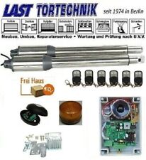DREHTORANTRIEB 600Kg, 6 Sender Edelstahl Comfort-Set FLÜGELTOR ANTRIEB TORÖFFNER