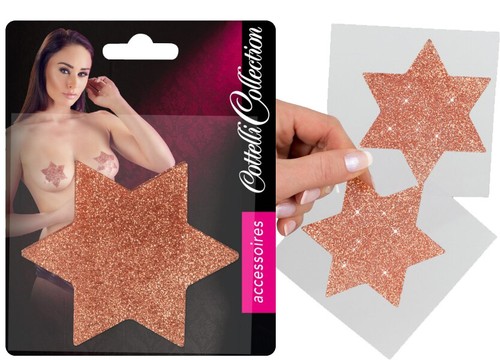 Nippelsticker big star kupfer - big,