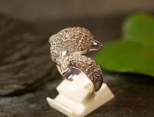Tierischer 925 Sterling Silber Ring Delphin Delfin Funkelnde Zirkonia Elegant