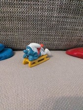 Superschlumpf Schlittenfahrer