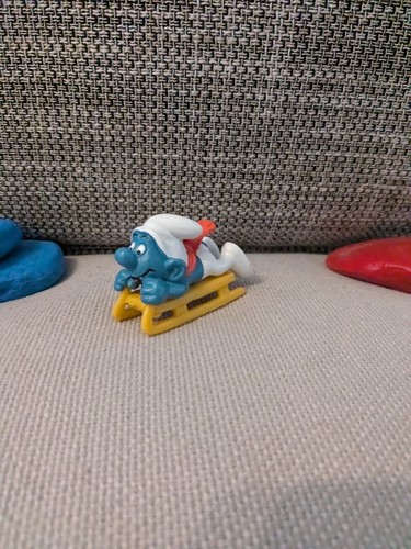Superschlumpf schlittenfahrer - superschlumpf,