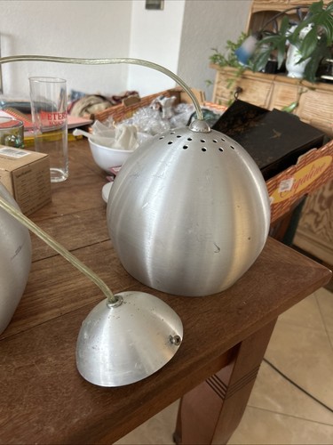Space age aluminium kugellampe - age,