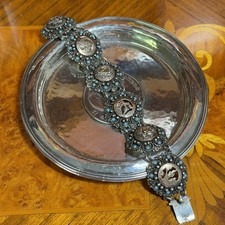 Antikes Silber Armband mit 14K