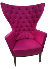 Signet Sessel Lola Pink inkl. Nierenkissen Ohrensessel