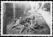 Luftnachrichtentruppe - Störungsfahrt zur Küste - Wehrmacht - WK2 Foto 9x6cm