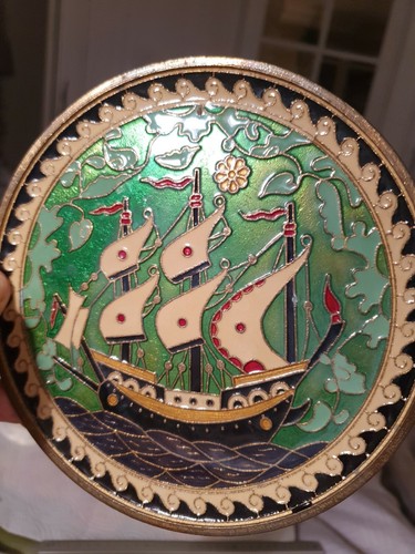 Cloisonne bronze emaille - bronze,
