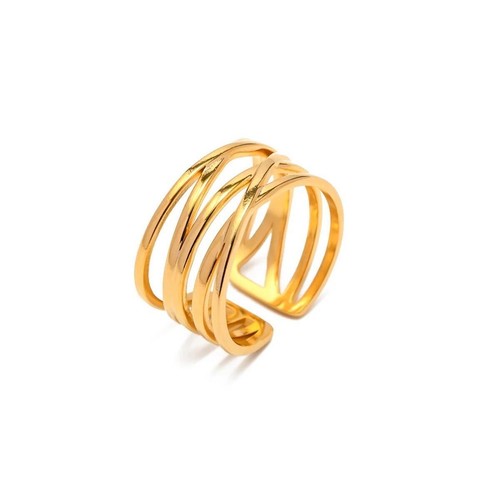 Damen ring gold - damen, vergoldet