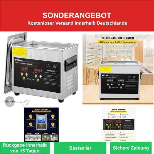 Vevor ultraschallreiniger - vevor,