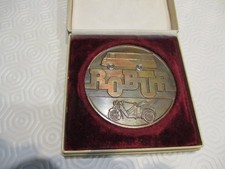 DDR Ostalgie Medaille VEB ROBUR Werke Zittau in Bronze - vintage in Box