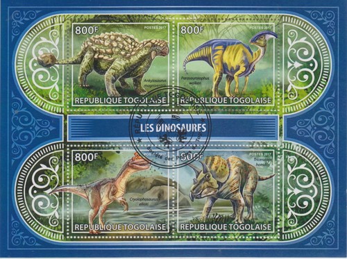 Dinosaurier togo gestempelt - togo,