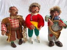 3 alte Peter Mecki Figuren