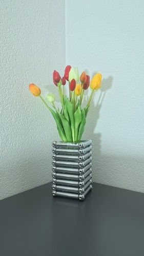 Designobjekt vase aus usm - designobjekt,