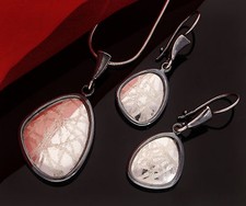 Echtes 925 Silber SCHMUCKSET