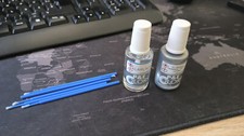 Lackstift-Set für RENAULT GRIS HIGHLAND KQA mit Klarlack je 15ml inkl. Tupfer