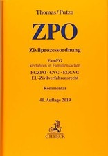 Zivilprozessordnung: FamFG Verfahren in Familiensachen, EGZPO, Buch C.H.Beck
