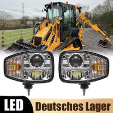 Paar LED Traktor Frontlicht Für JCB Bagger Loader Wheeled Loadall Telehandler