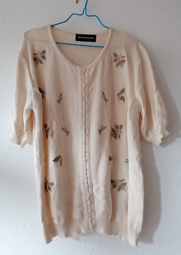 Strickjacke festlich perlen - strickjacke,